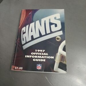 1997 Official Information Guide - New York Giants Vintage Book